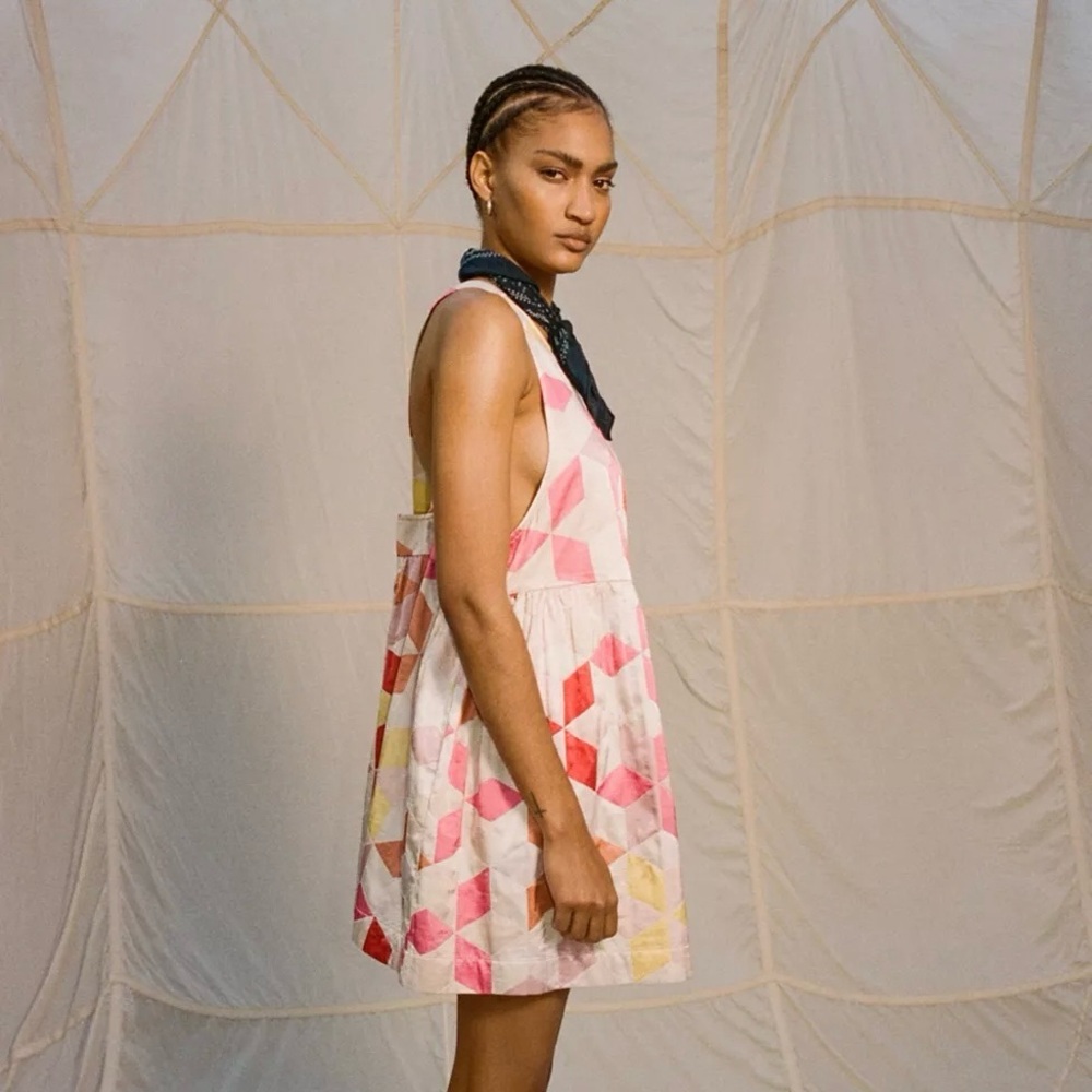 Kimchi Blue Milly Silky Quilted Halter Dress - Picture 3 of 10